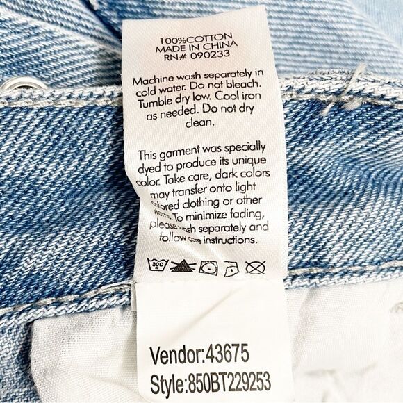 PacSun Light Blue Low Rise Cargo Flare Jeans Size 28 | 6 Y2K Grommet Pac Sun - Picture 13 of 15